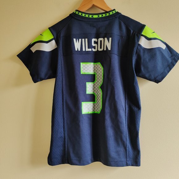 NFL Seattle Seahawks  NIKE On Field Player Shirt #3  Russell Wilson Womens Sz M - Picture 4 of 6